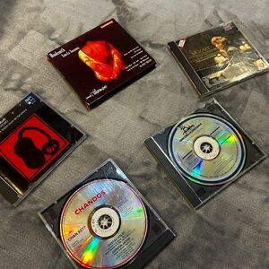 Classical Music CD Collection - Black and Red